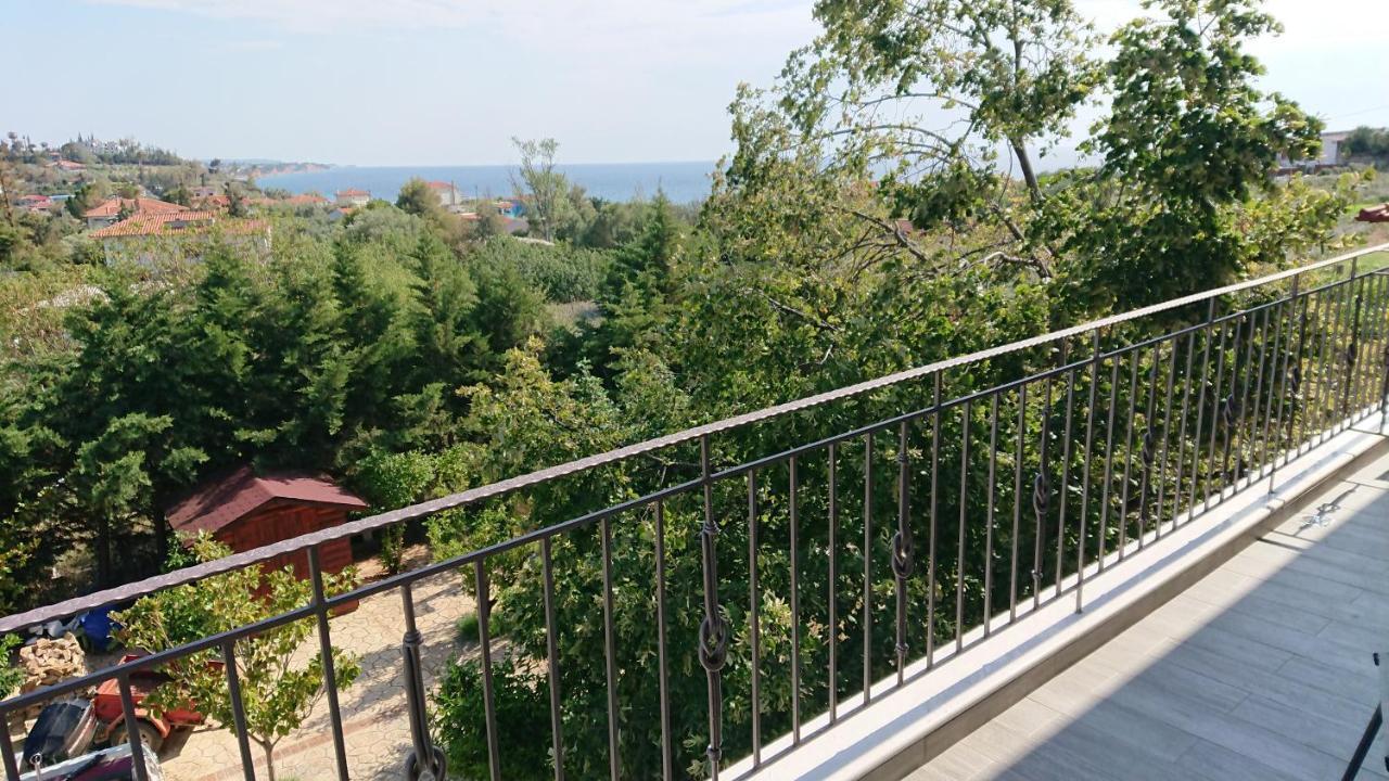 Apartament Stone House With Seaview Nea Poteidaia Zewnętrze zdjęcie